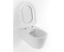 Excellent DOTO PURE-RIM WC misa závesná RimFree 48,5 x 36,5 cm s voľne-padajúcim sedátkom CEEX.1404.485.WH