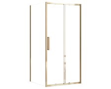 Rea RAPID SLIDE GOLD sprchový kút 100 x 80 x 195 cm sklo číre K5611-K5621