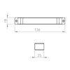 Elita Sunn Kyra 60 2D 1S Dub Canela – Kúpeľňová skrinka s keramickým umývadlom 60x82,1x45,6 cm – RE169212007050