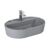 Elita BABETTE Umývadlo na dosku 62 x 41 cm, Light Grey Matt RE040620015870