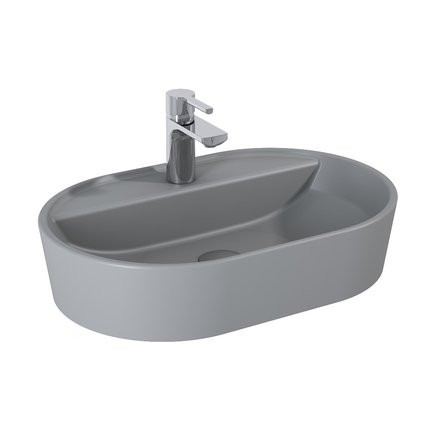 Elita BABETTE Umývadlo na dosku 62 x 41 cm, Light Grey Matt RE040620015870