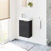 Kúpeľňová skrinka Fika set s umývadlom 40 cm 003-SU40-03+TR41355