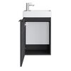 Kúpeľňová skrinka Fika set s umývadlom 40 cm 003-SU40-03+TR41355
