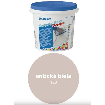 MAPEI KERAPOXY Easy Design EPOXIDOVÁ ŠKÁROVACIA HMOTA 3 kg 123 antická biela