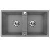 Kuchinox RAB granitový drez 80 x 44 cm, sivý SBF_520Y
