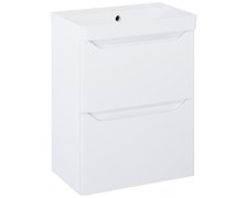 Elita HELO kúpeľňová skrinka s umývadlom 50 x 35,3 cm, biela lesklá RE020500208060