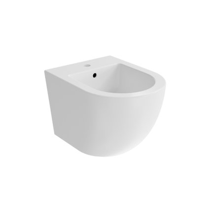 Besco CeraBe ASPEN WHITE závesný bidet 49,5 x 36,5 cm B-AS-B