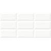 Cersanit Naris PS604 WHITE GLOSSY STRUCTURE obklad keramický 29,7 x 60 cm W285-001-1