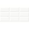Cersanit Naris PS604 WHITE GLOSSY STRUCTURE obklad keramický 29,7 x 60 cm W285-001-1