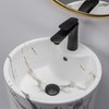 Rea BLANKA MARBLE MARMUR MATT keramické umývadlo voľne stojace 40 x 84 cm U8704