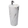 Rea BLANKA MARBLE MARMUR MATT keramické umývadlo voľne stojace 40 x 84 cm U8704