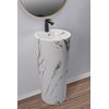 Rea BLANKA MARBLE MARMUR MATT keramické umývadlo voľne stojace 40 x 84 cm U8704