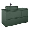 Elita SPLIT skrinka pod umývadlo 120 cm 3S, green matt 169021
