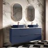 Elita BABETTE Umývadlo na dosku 62 x 41 cm, Navy Blue Matt RE040620017030