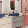 Elita BABETTE Umývadlo na dosku 62 x 41 cm, Navy Blue Matt RE040620017030