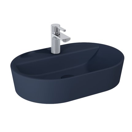 Elita BABETTE Umývadlo na dosku 62 x 41 cm, Navy Blue Matt RE040620017030