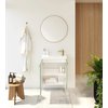Uptrend kúpeľňová skrinka Nook set s umývadlom 55 cm šalvia matná 010-SU55-05+TR41366