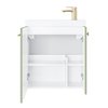 Uptrend kúpeľňová skrinka Nook set s umývadlom 55 cm šalvia matná 010-SU55-05+TR41366