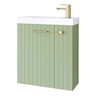 Uptrend kúpeľňová skrinka Nook set s umývadlom 55 cm šalvia matná 010-SU55-05+TR41366
