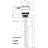 El.výhrevné teleso s termostatom EJK mini 3 kW / 230V- 6/4" / Špirála / 607-30-230