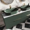 Elita BABETTE Umývadlo na dosku 62 x 41 cm, Forest Green Matt RE040620017010