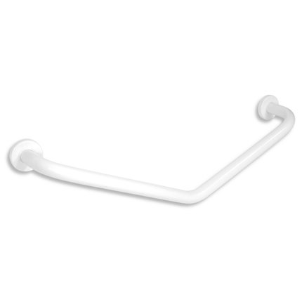 NOVASERVIS uhlové držadlo s krytkami 400x400 mm biele R66404,11