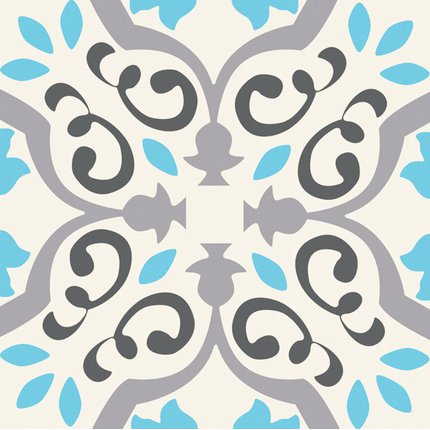 Tubadzin UNIT PLUS PATCH White dekor 22,3x22,3cm