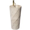 Rea BLANKA NATURAL MATT MARMUR keramické umývadlo voľne stojace 40 x 84 cm U4664