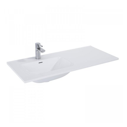 Elita SKAPPA keramické umývadlo nábytkové s otvorom pre batériu, ľavé 101 x 46,6 cm RE041004068060