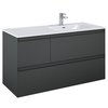 Elita SPLIT skrinka pod umývadlo 120 cm 3S, antracit matt 168178