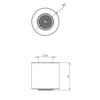 Deante SILIA výtokové rameno do sprchy - 380 mm, chróm NQS_041K