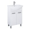 Elita Sunn 55 2D White HG – Kúpeľňová skrinka s keramickým umývadlom 55,5x84x44 cm – RE169191008060​