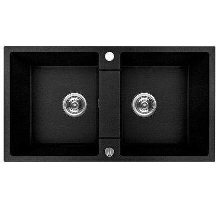 Kuchinox RAB granitový drez 80 x 44 cm, čierny SBF_720Y