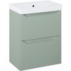 Elita HELO kúpeľňová skrinka s umývadlom 50 x 35,3 cm, sage matt RE020500201470