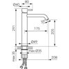 Roca TERRA FINECERAMIC® okrúhle umývadlo na dosku 30 x 30 cm A32787US00