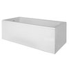 Besco TALIA – Obdĺžniková akrylátová vaňa do kúpeľne 130 × 70 cm (WAT-130-PK)
