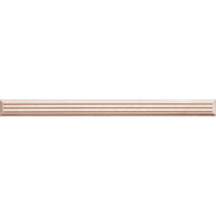 Domino NAVARA beige STR listela lesklá 36 x 2,8 cm
