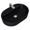 Elita BABETTE Umývadlo na dosku 62 x 41 cm, Black Matt RE040620017160