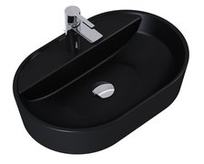 Elita BABETTE Umývadlo na dosku 62 x 41 cm, Black Matt RE040620017160