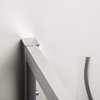 Novoterm SOLID RS chróm sprchový kút s vaničkou 80 x 80 x 211 cm, sklo číre, profil chróm