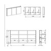 BASIC skrinka zrkadlová 120 cm 3D 904656