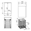Elita komoda LOOK 40 s košom WHITE MATT 40x44,9 cm, RE080402025290