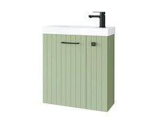 Uptrend kúpeľňová skrinka Nook set s umývadlom 55 cm šalvia matná 010-SU55-08+TR41366