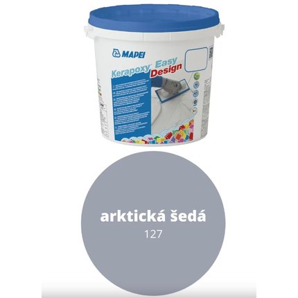 MAPEI KERAPOXY Easy Design EPOXIDOVÁ ŠKÁROVACIA HMOTA 3 kg 127 arktická šedá
