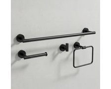 Rea GRID BLACK sada doplnkov do kúpeľne REA-05008