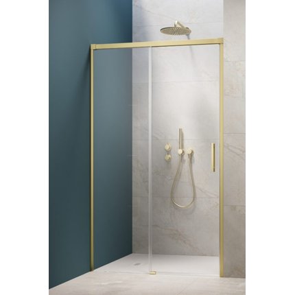Radaway IDEA 6 BRUSHED LIGHT GOLD DWJ sprchové dvere 150 x 205 cm, sklo číre 387019-98-01R