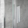 Novoterm SOLID RS chróm sprchový kút bez vaničky 90 x 90 x 195 cm, sklo číre, profil chróm