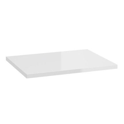 Home OTTIMA – plná kúpeľňová doska 80 x 46 cm, biela lesklá AQ.401-1708011