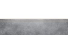 Cerrad Batista steel lappato gresová rektifikovaná schodnica 29,7 x 119,7 cm 36638