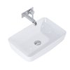 Elita NOMIA keramické umývadlo na dosku 50 x 39 cm, biele RE040500058060